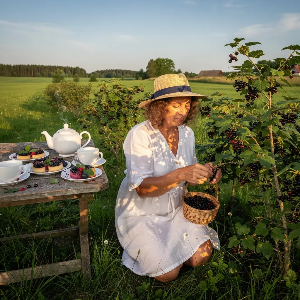 Vitamino C turtinga juodųjų serbentų arbata, puikiai tinkanti šaltam orui.
